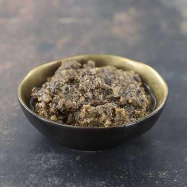 crème à la truffe noire Tuber melanosporum et champignons