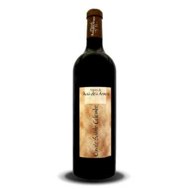 bouteille de 75 cl de vin rouge IGP Pays d'Hérault Sainte Colombe du domaine Mas des Armes