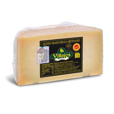 Demi Manchego AOP Añejo, affiné 12 à 18 mois mois (1 kg) au lait cru de brebis.