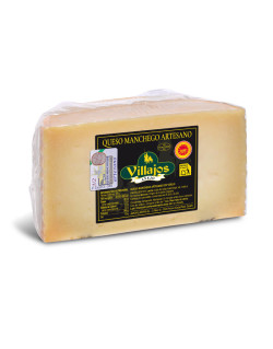 Demi Manchego AOP Añejo, affiné 12 à 18 mois mois (1 kg) au lait cru de brebis.