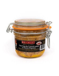 Foie gras entier de canard au piment d'Espelette